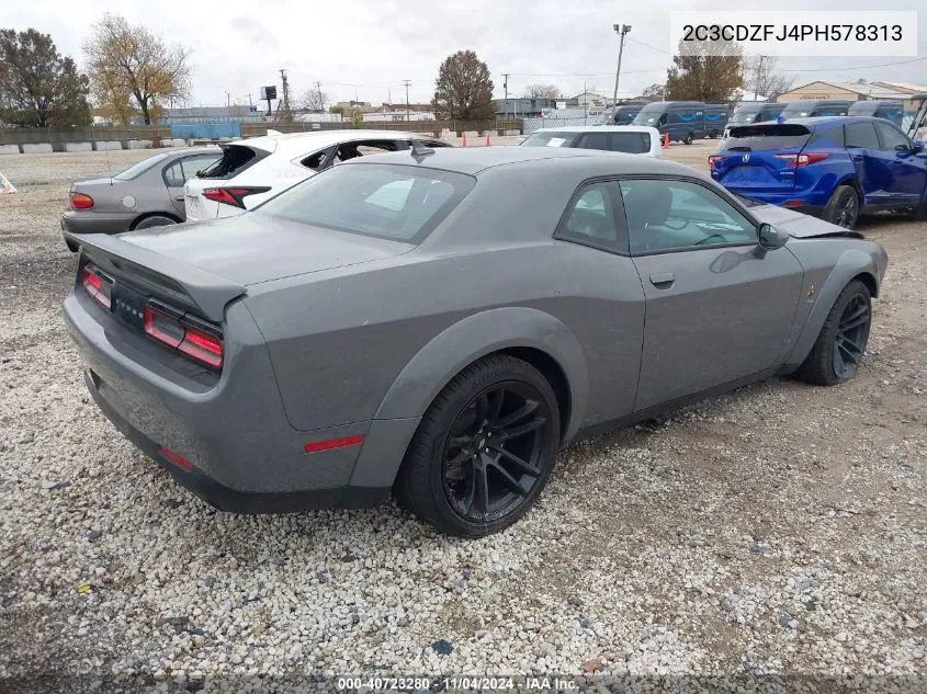 2023 Dodge Challenger R/T Scat Pack Widebody VIN: 2C3CDZFJ4PH578313 Lot: 40723280