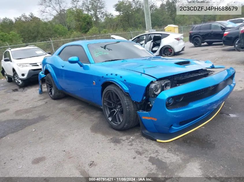 2023 Dodge Challenger R/T Scat Pack Widebody VIN: 2C3CDZFJ4PH688679 Lot: 40791421