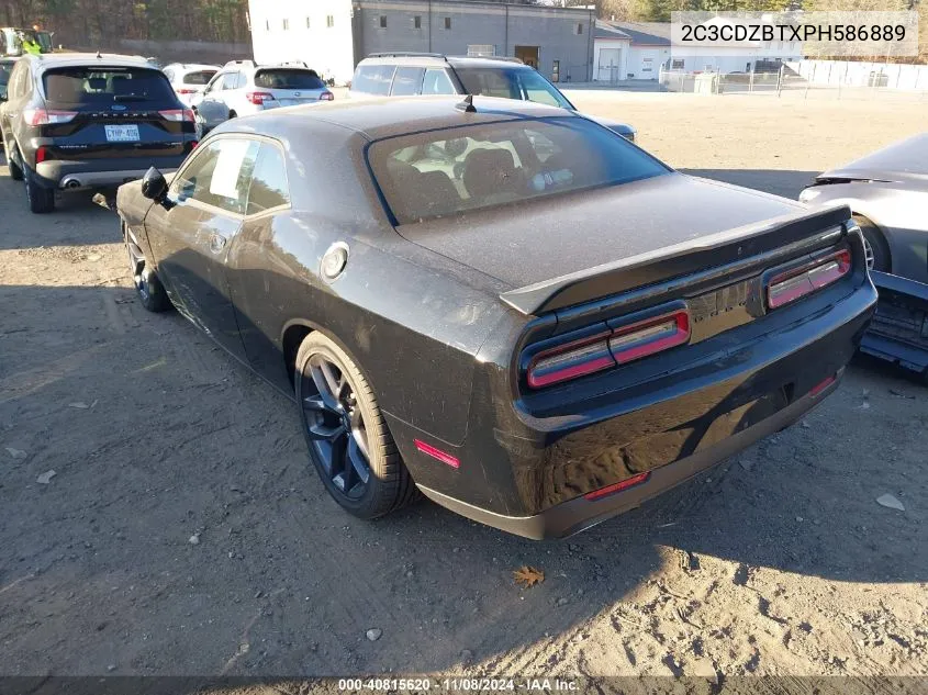 2023 Dodge Challenger R/T VIN: 2C3CDZBTXPH586889 Lot: 40815620