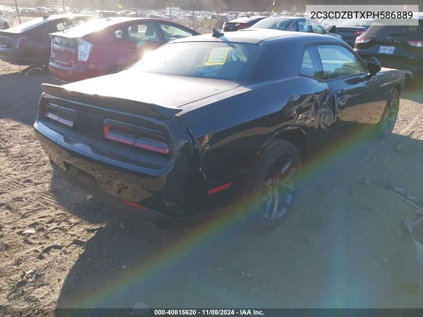 2023 Dodge Challenger R/T VIN: 2C3CDZBTXPH586889 Lot: 40815620