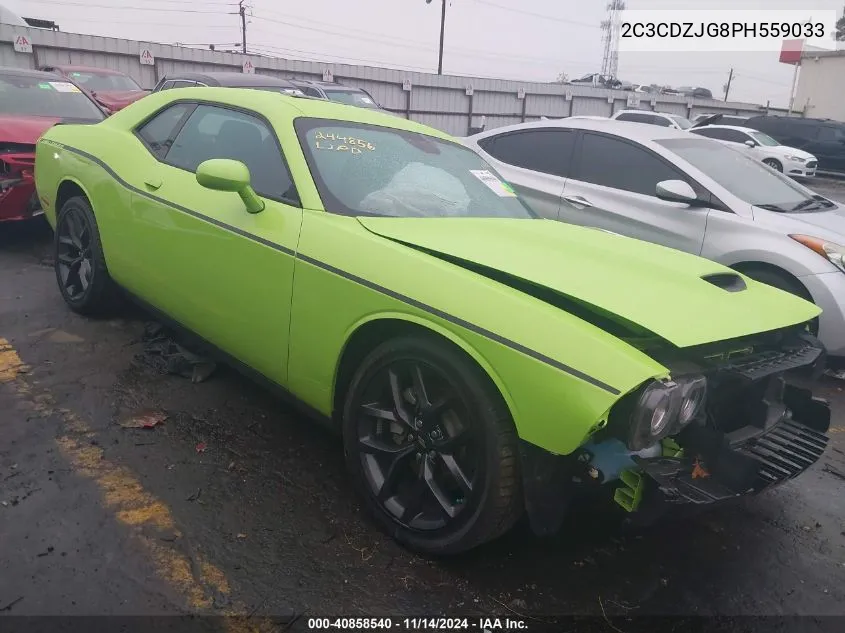 2023 Dodge Challenger Gt VIN: 2C3CDZJG8PH559033 Lot: 40858540