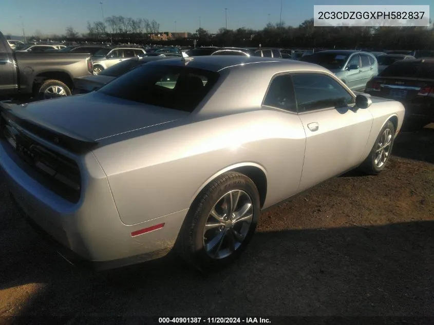 2023 Dodge Challenger Sxt Awd VIN: 2C3CDZGGXPH582837 Lot: 40901387