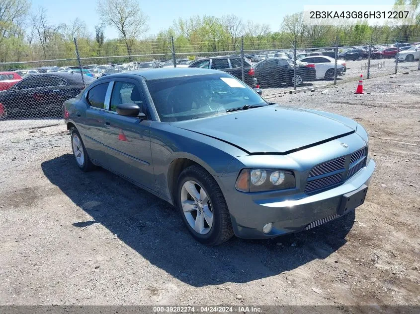 2B3KA43G86H312207 2006 Dodge Charger