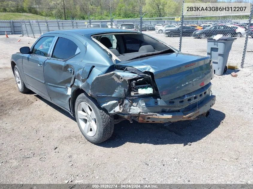 2B3KA43G86H312207 2006 Dodge Charger