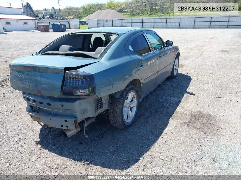 2006 Dodge Charger VIN: 2B3KA43G86H312207 Lot: 39282274