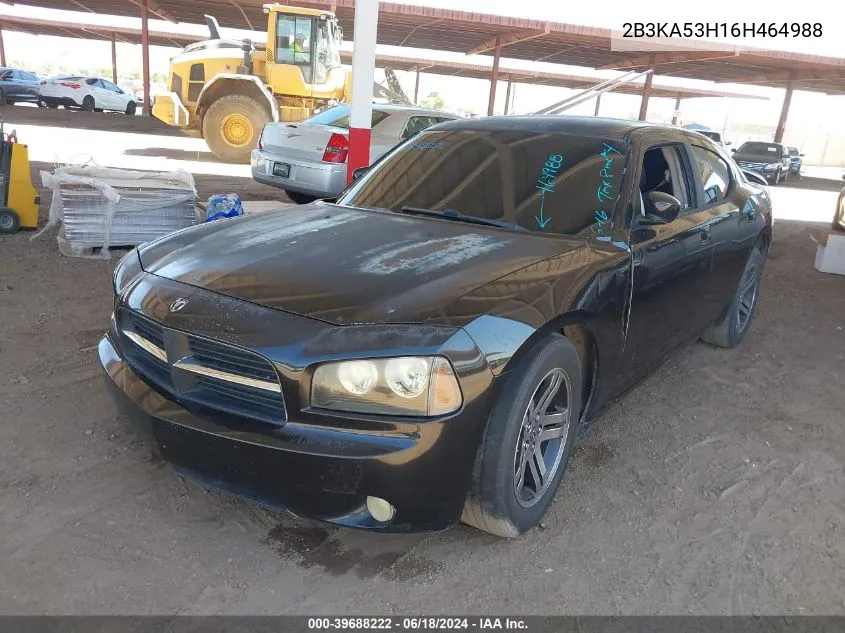 2006 Dodge Charger Rt VIN: 2B3KA53H16H464988 Lot: 39688222