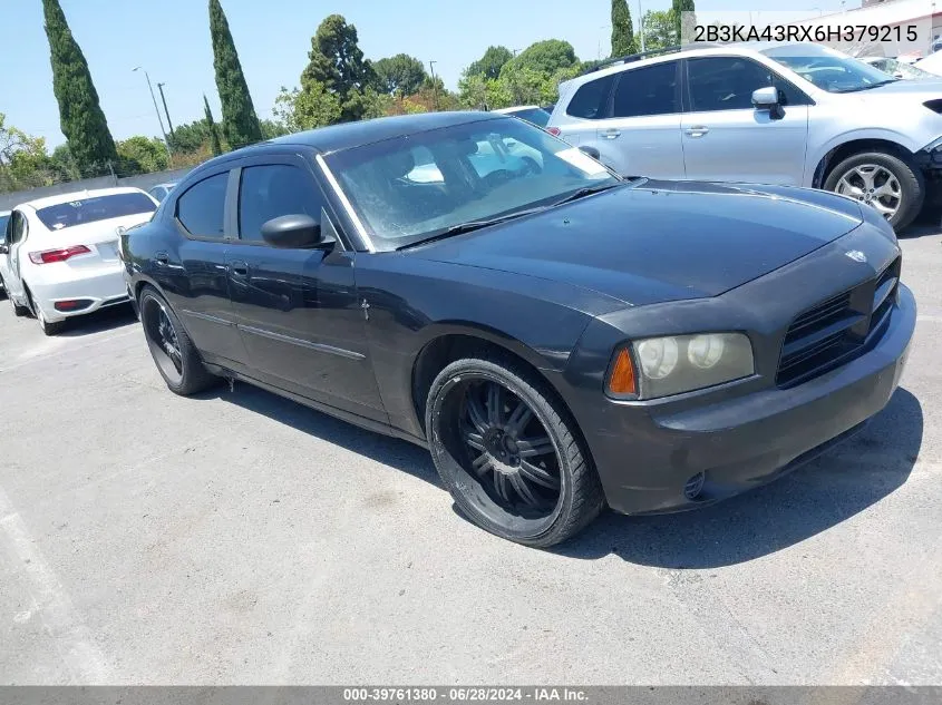 2006 Dodge Charger VIN: 2B3KA43RX6H379215 Lot: 39761380