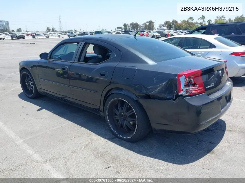 2B3KA43RX6H379215 2006 Dodge Charger