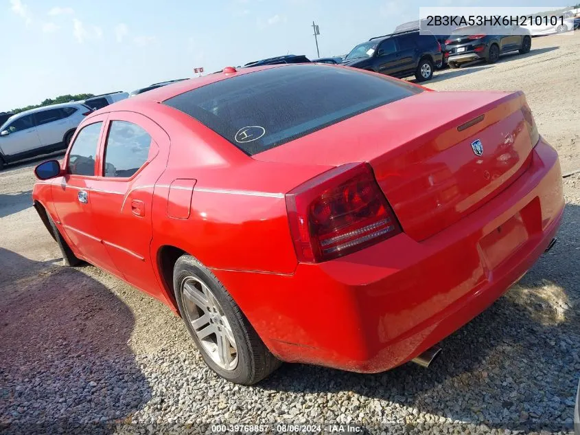 2006 Dodge Charger Rt VIN: 2B3KA53HX6H210101 Lot: 39768857