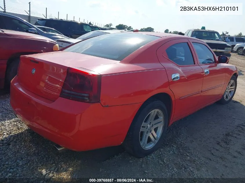 2006 Dodge Charger Rt VIN: 2B3KA53HX6H210101 Lot: 39768857