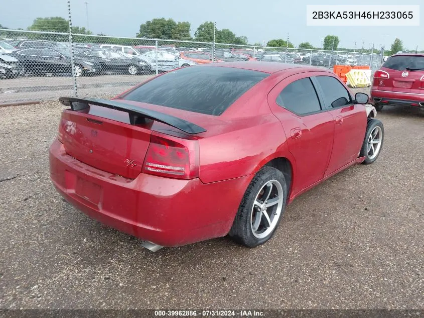 2006 Dodge Charger Rt VIN: 2B3KA53H46H233065 Lot: 39962886