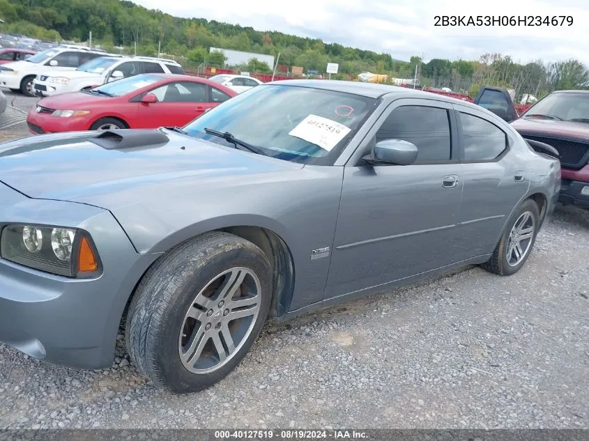 2006 Dodge Charger Rt VIN: 2B3KA53H06H234679 Lot: 40127519