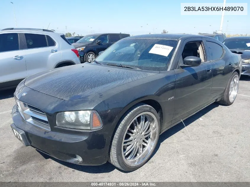 2006 Dodge Charger Rt VIN: 2B3LA53HX6H489070 Lot: 40174931