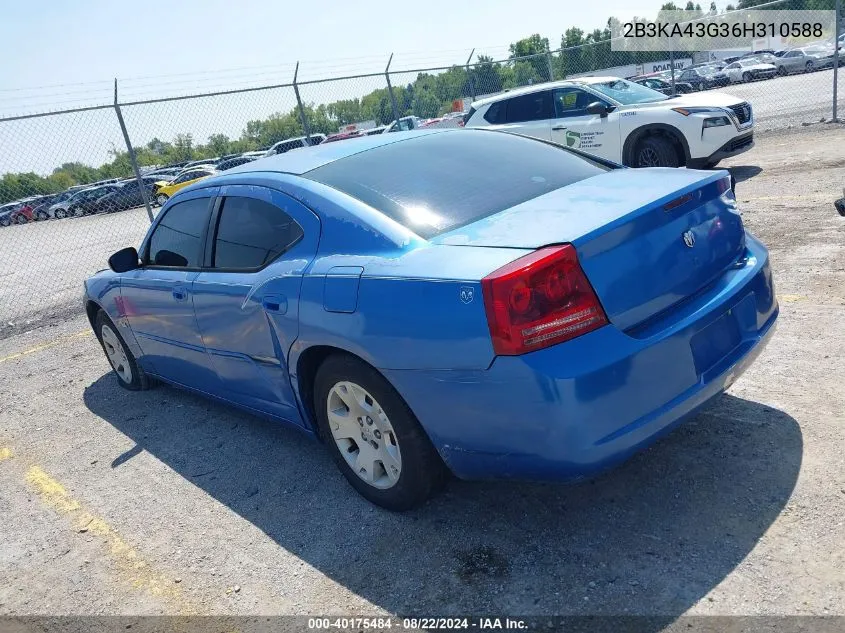 2B3KA43G36H310588 2006 Dodge Charger