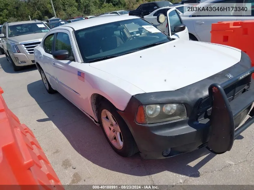 2006 Dodge Charger VIN: 2B3KA43G46H173340 Lot: 40188991