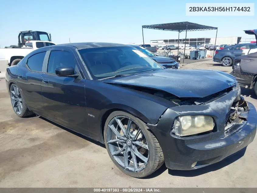 2006 Dodge Charger Rt VIN: 2B3KA53H56H174432 Lot: 40197383