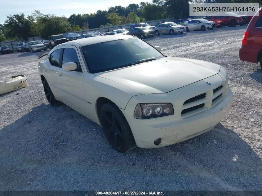 2006 Dodge Charger Rt VIN: 2B3KA53H76H164436 Lot: 40204617