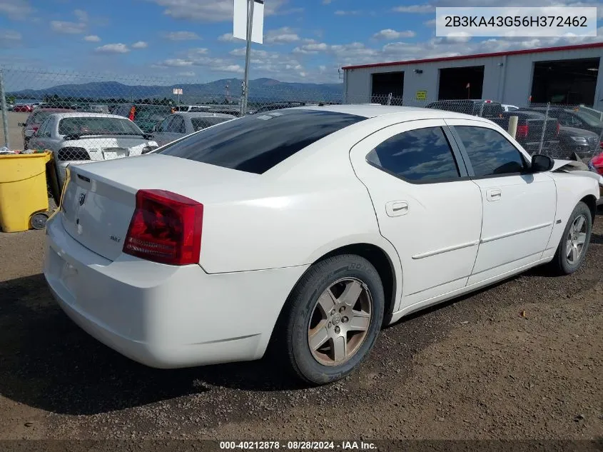 2006 Dodge Charger VIN: 2B3KA43G56H372462 Lot: 40212878