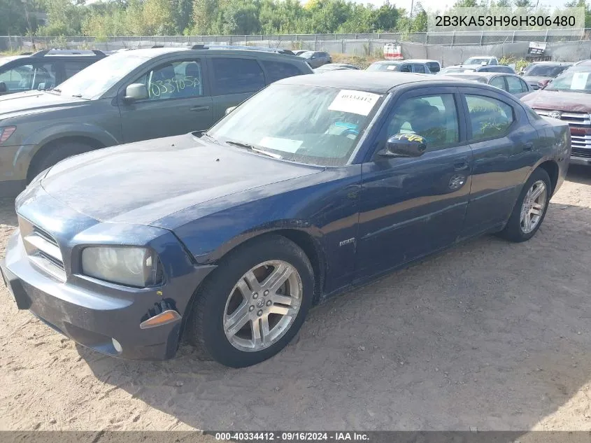 2B3KA53H96H306480 2006 Dodge Charger Rt