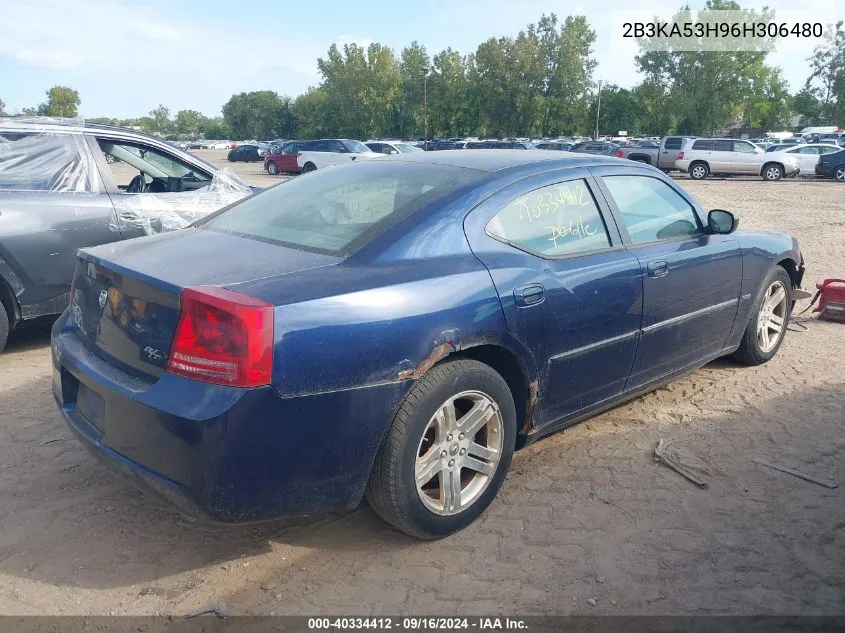 2B3KA53H96H306480 2006 Dodge Charger Rt