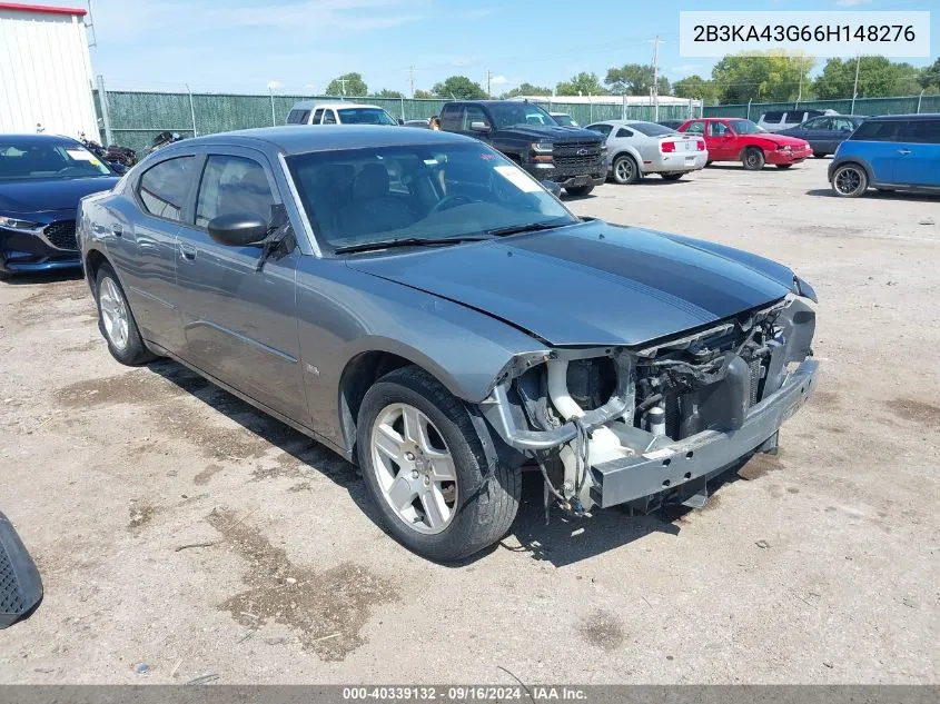 2B3KA43G66H148276 2006 Dodge Charger