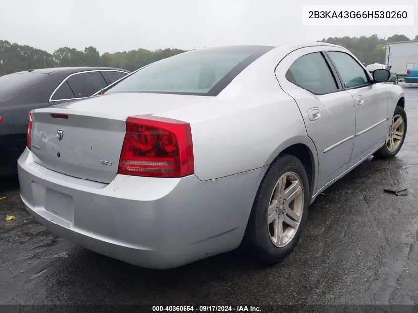 2B3KA43G66H530260 2006 Dodge Charger Se/Sxt