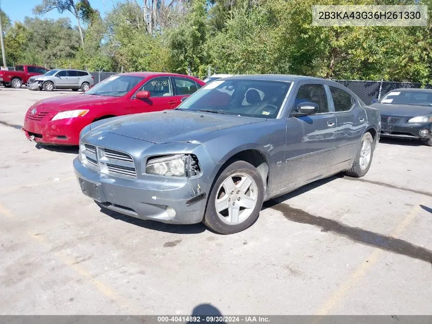 2006 Dodge Charger Se/Sxt VIN: 2B3KA43G36H261330 Lot: 40414892