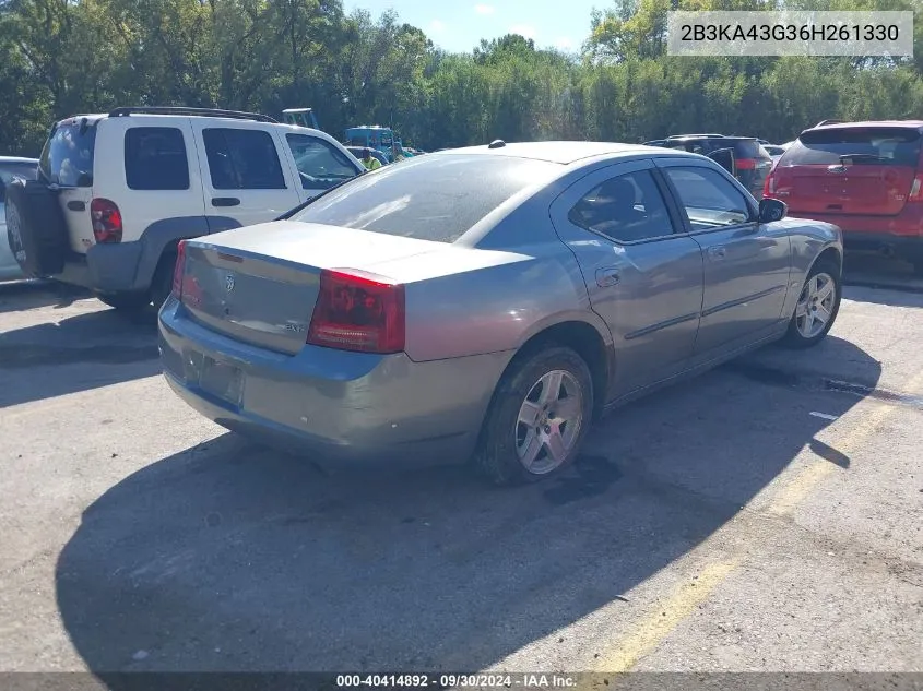 2006 Dodge Charger Se/Sxt VIN: 2B3KA43G36H261330 Lot: 40414892