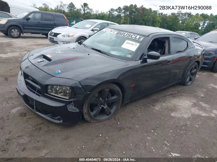 2006 Dodge Charger Srt8 VIN: 2B3KA73W16H290088 Lot: 40454673