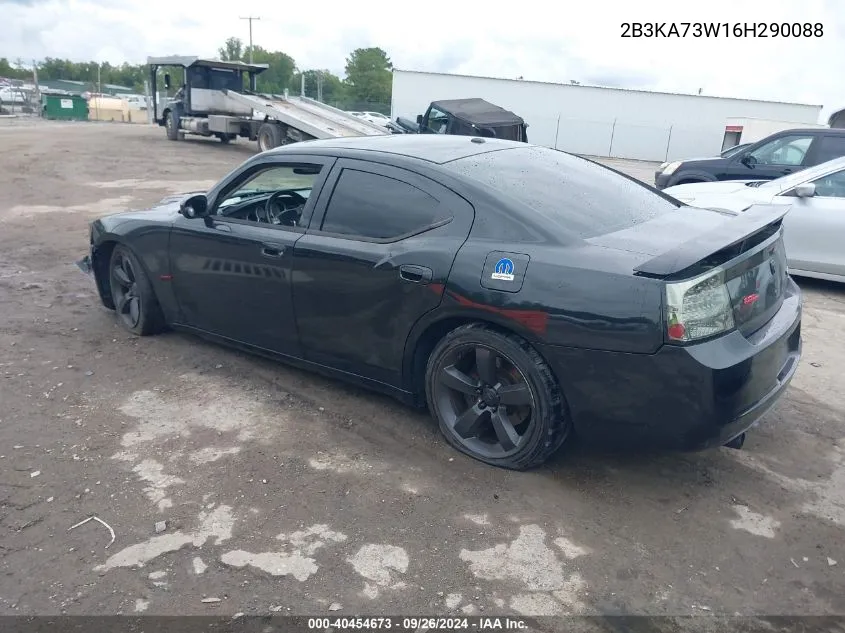 2006 Dodge Charger Srt8 VIN: 2B3KA73W16H290088 Lot: 40454673