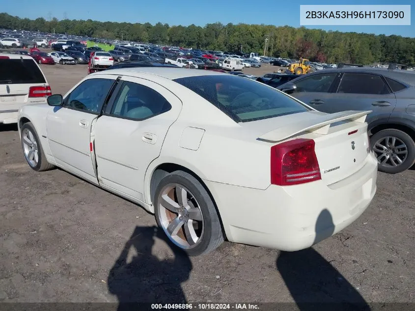 2006 Dodge Charger Rt VIN: 2B3KA53H96H173090 Lot: 40496896