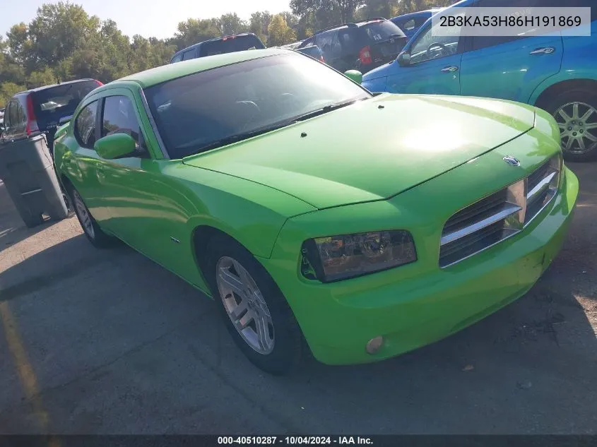 2B3KA53H86H191869 2006 Dodge Charger Rt