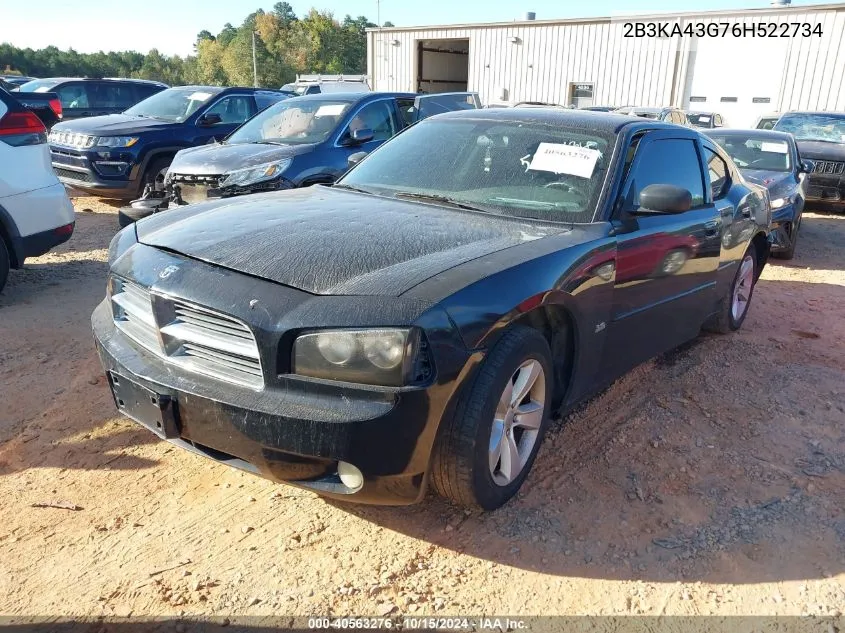 2B3KA43G76H522734 2006 Dodge Charger