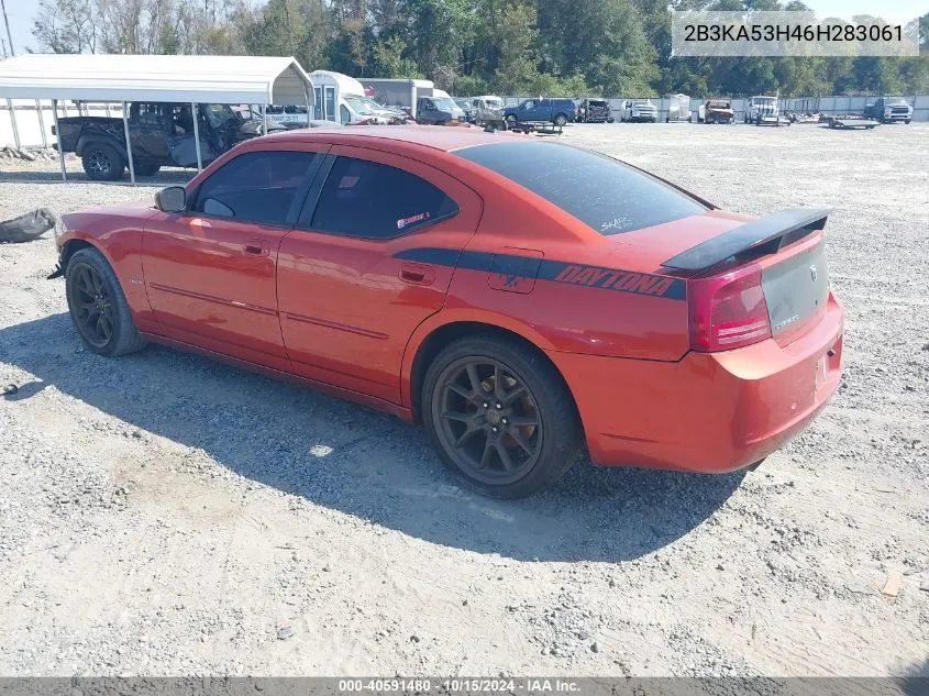 2006 Dodge Charger Rt VIN: 2B3KA53H46H283061 Lot: 40591480