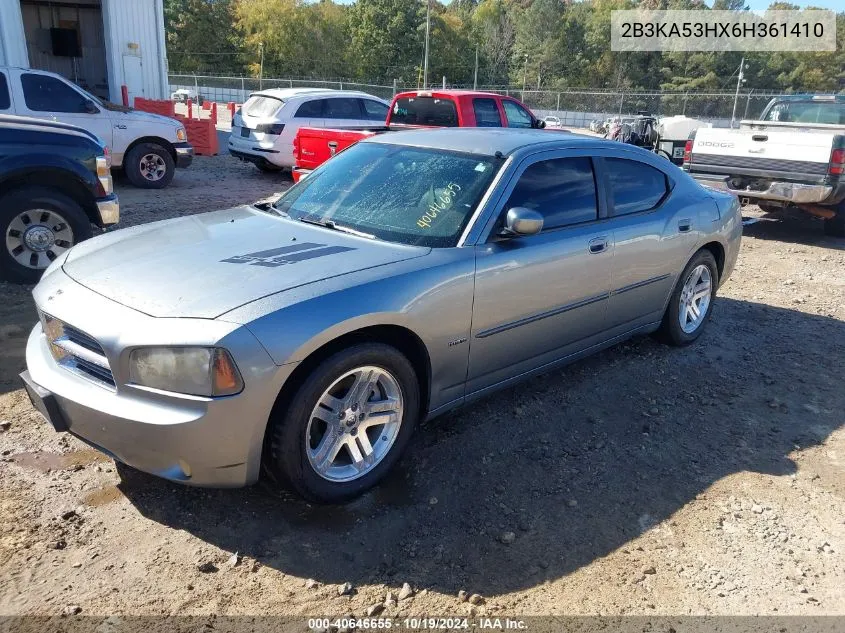 2006 Dodge Charger Rt VIN: 2B3KA53HX6H361410 Lot: 40646655