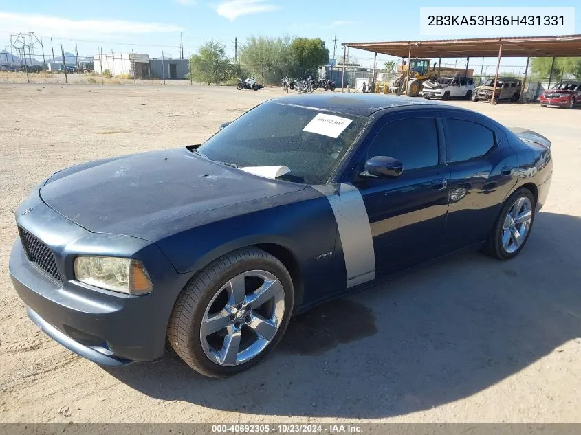 2B3KA53H36H431331 2006 Dodge Charger Rt