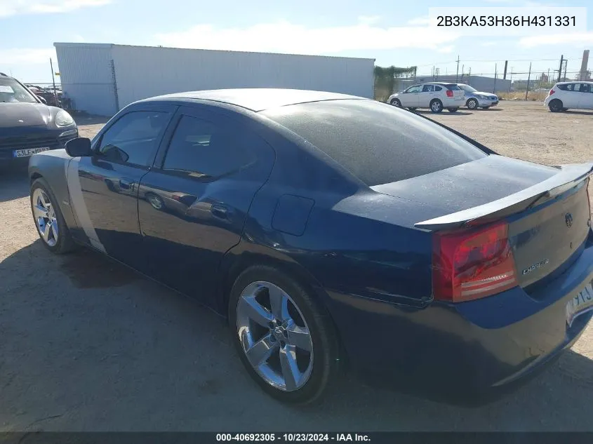 2B3KA53H36H431331 2006 Dodge Charger Rt