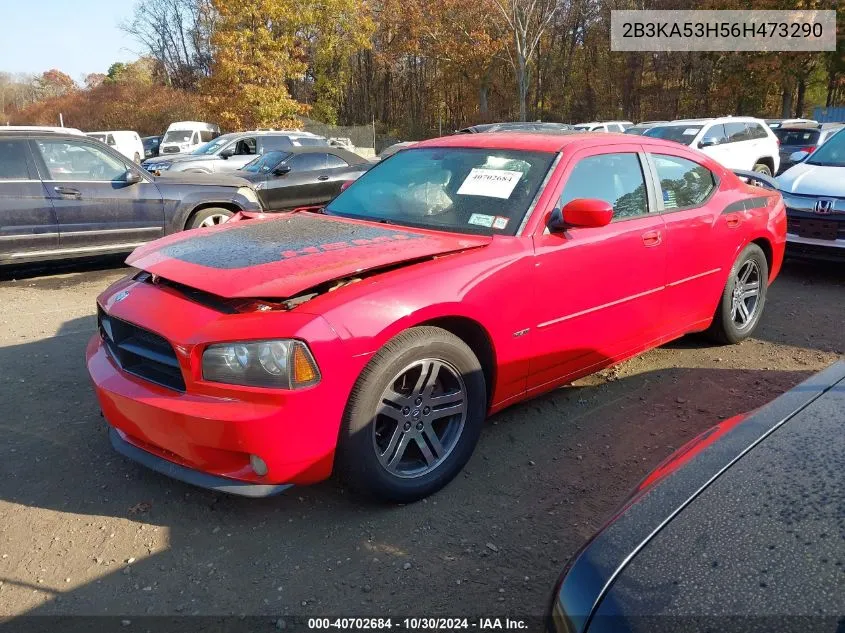 2006 Dodge Charger Rt VIN: 2B3KA53H56H473290 Lot: 40702684