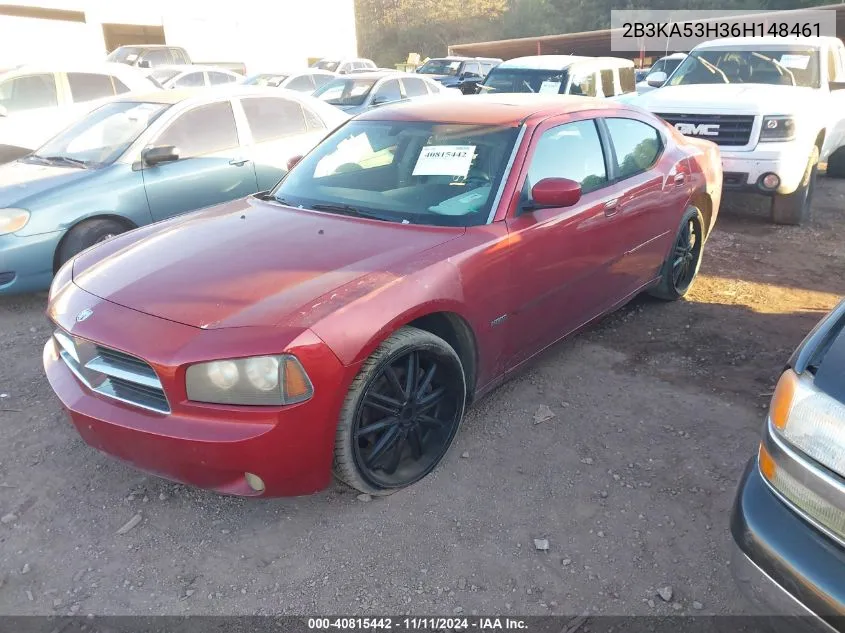 2B3KA53H36H148461 2006 Dodge Charger Rt