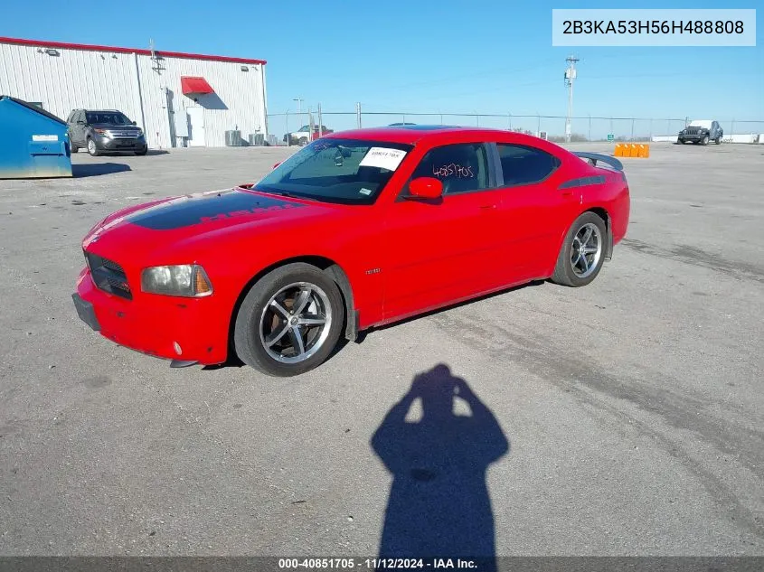 2006 Dodge Charger Rt VIN: 2B3KA53H56H488808 Lot: 40851705