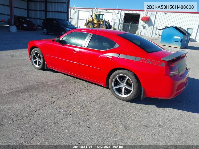 2006 Dodge Charger Rt VIN: 2B3KA53H56H488808 Lot: 40851705