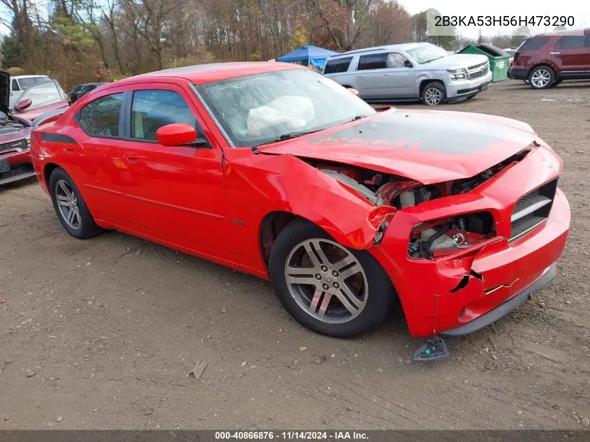 2006 Dodge Charger Rt VIN: 2B3KA53H56H473290 Lot: 40866876