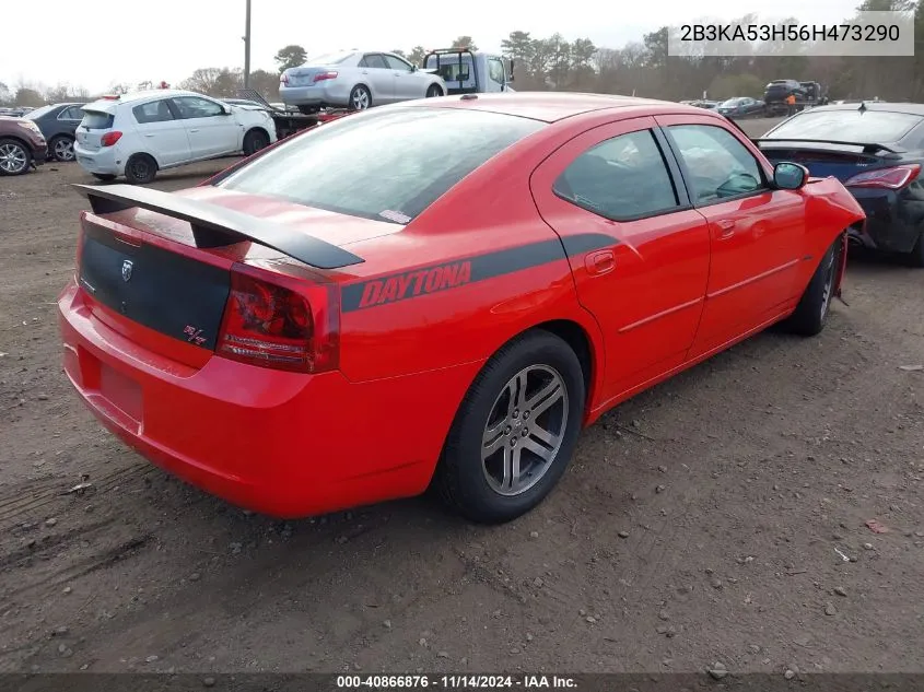 2006 Dodge Charger Rt VIN: 2B3KA53H56H473290 Lot: 40866876