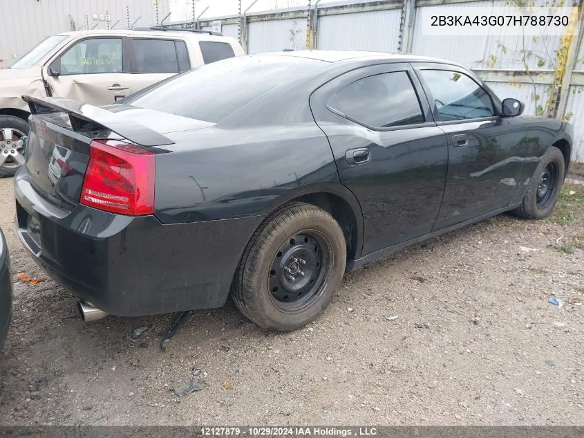 2007 Dodge Charger VIN: 2B3KA43G07H788730 Lot: 12127879