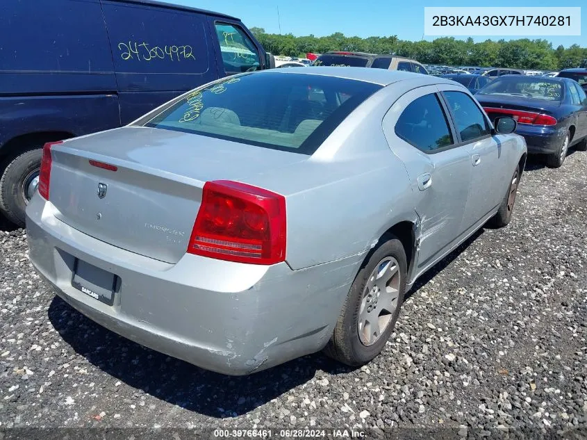 2B3KA43GX7H740281 2007 Dodge Charger