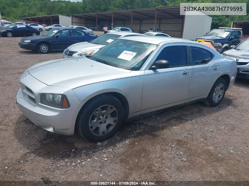 2007 Dodge Charger VIN: 2B3KA43G87H779595 Lot: 39821144