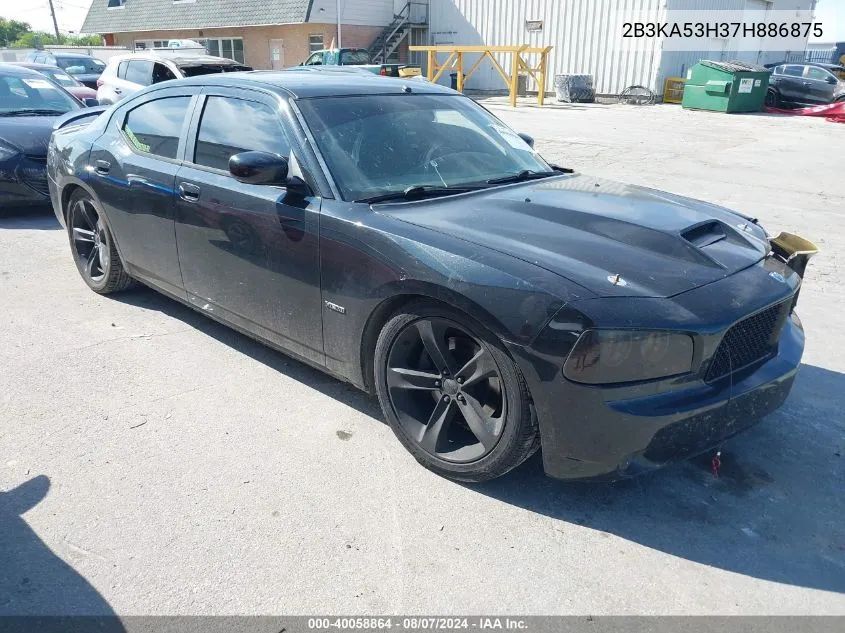 2007 Dodge Charger Rt VIN: 2B3KA53H37H886875 Lot: 40058864