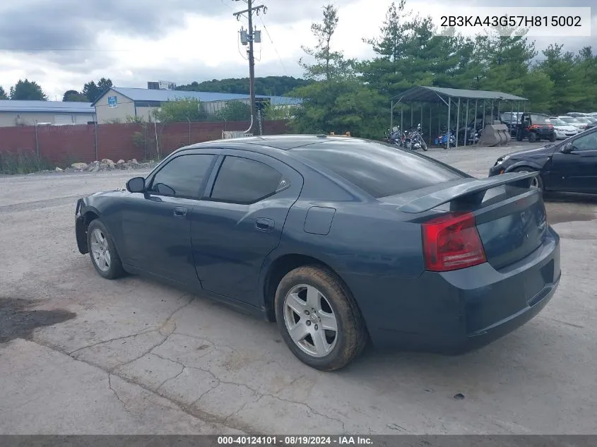 2B3KA43G57H815002 2007 Dodge Charger