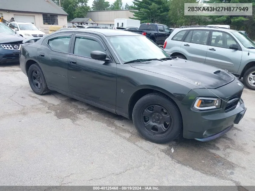 2007 Dodge Charger VIN: 2B3KA43H27H877949 Lot: 40125468