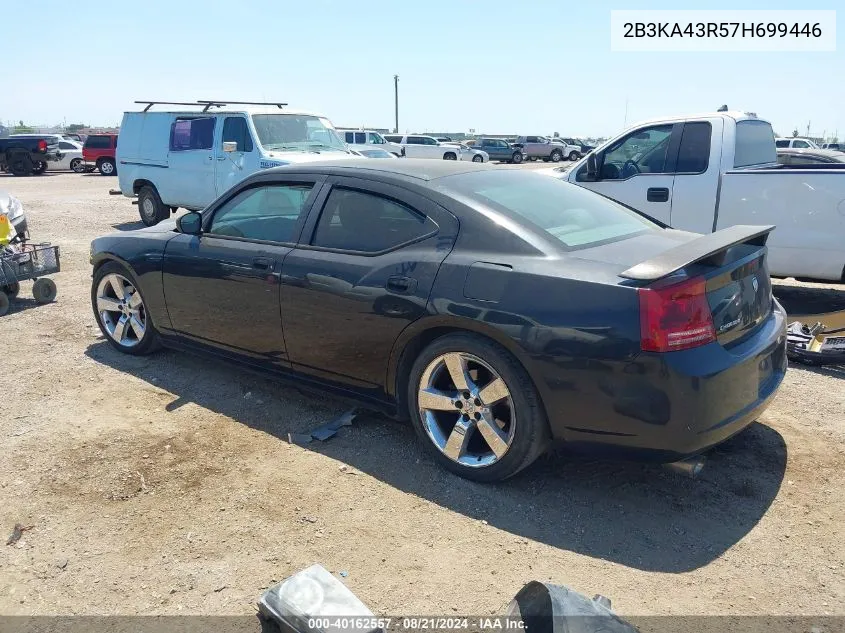 2B3KA43R57H699446 2007 Dodge Charger Se/Sxt